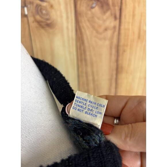 Vintage Boundary Waters Wool Blend Button Down Cardigan Sweater Women's Size M - Picture 6 of 6